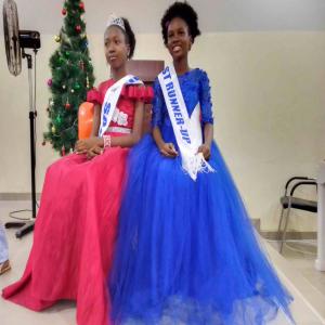 previous Miss SAAC (in with outgoing Miss SAAC)